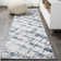 Tapis gris / bleu Reich