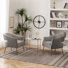 Fauteuil d'appoint en velours Chynna