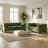 Chesterfield Velvet Upholstered Sofa with Nailhead Trim and Rolled Arms-455053719