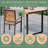 Patio Dining Set With Solid Wood Table Top