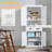 72" Freestanding Kitchen Pantry Cabinet