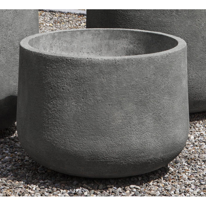 Pot à fleur en pierre Tribeca, Pierre grise