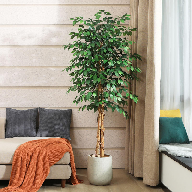 Alitza Faux Tree, 180cm H x 17.5cm W x 17.5cm D