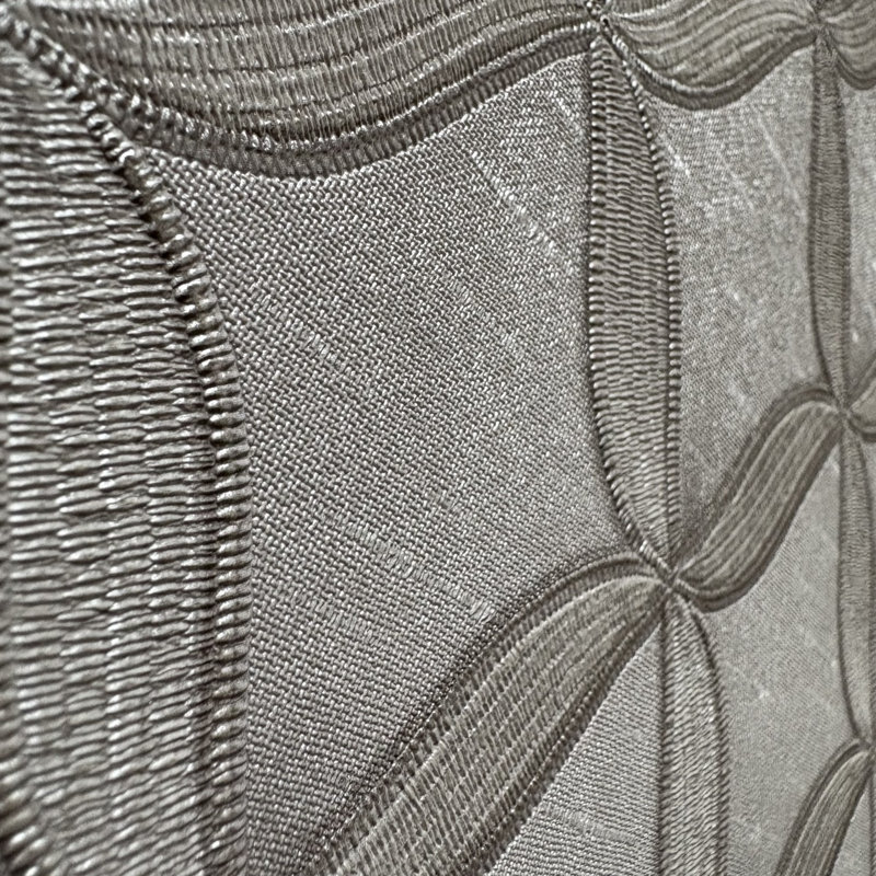 Geometric Trellis Wallpaper, Silver