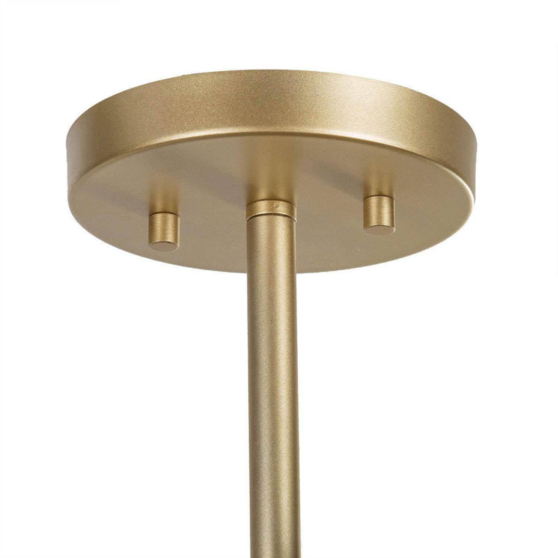 Beesley 25"W 6-Light Dimmable Sphere Semi-Flush Mount