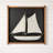 Framed 3D Sailboat Wall Art 30"SQ