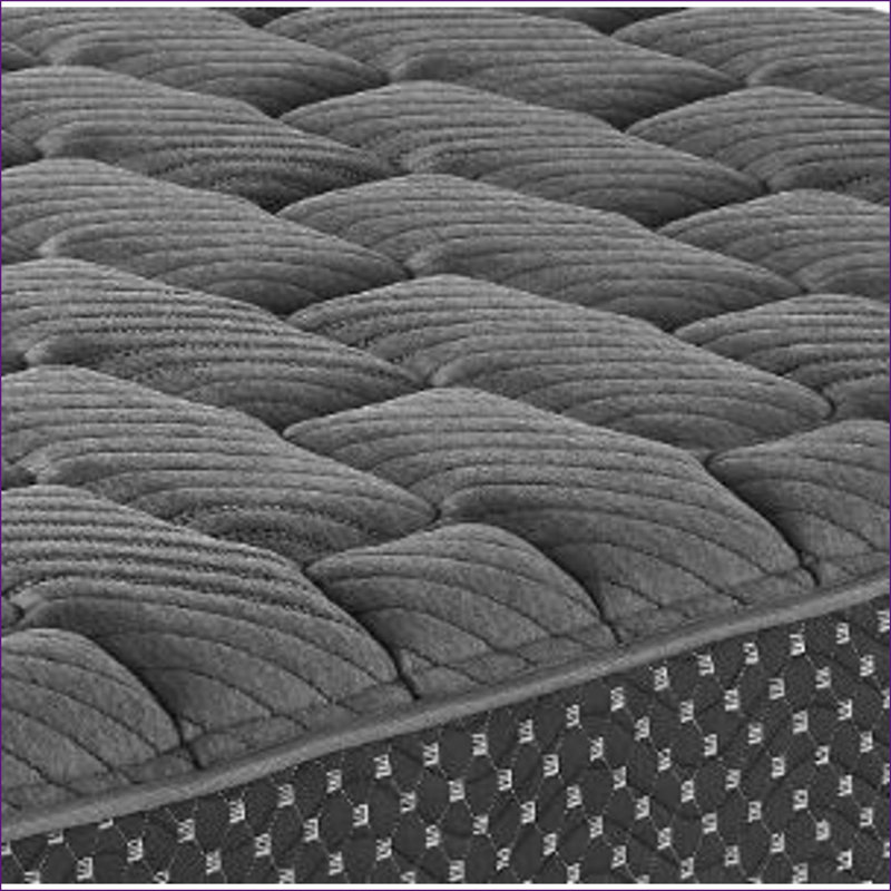 Mattresses, 13" Quilted Hybrid Full Firm Mattress | Gray | Foam+Spring, Full