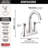 Esato Centerset Bathroom Faucet with Drain Assembly-66143067