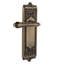 Egg & Dart Plate Passage (Hall & Closet) with Fleur Lever-1000415693-1000415694