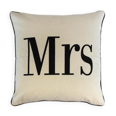 Off White Mrs Cushion