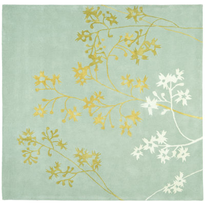 Soho Hand Tufted Wool And Viscose Floral Rug