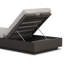 Chaise longue d'extérieur Katari - Bronze-564761653