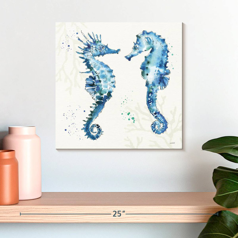 Brampt Deep Sea Seahorses, 16" H x 16" W