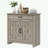 Farmhouse Sideboard Buffet Cabinet, Barn Door Coffee Bar Cabinet with Adjustable Shelf-833699420