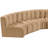 Hurlburt Upholstered Curved Sectional with Ottoman Reversible-89266420