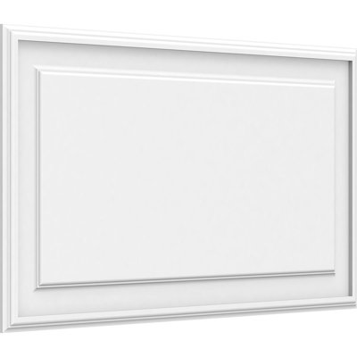 Panneau mural surélevé en PVC blanc Legacy