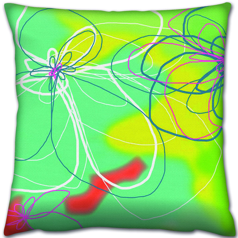 Abstract Throw Pillow