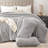 Fluffy Comforter Set 3 Pieces- All Seasons Heavy Faux Fur Comforter With Two Pillowcases-116802362-116802369