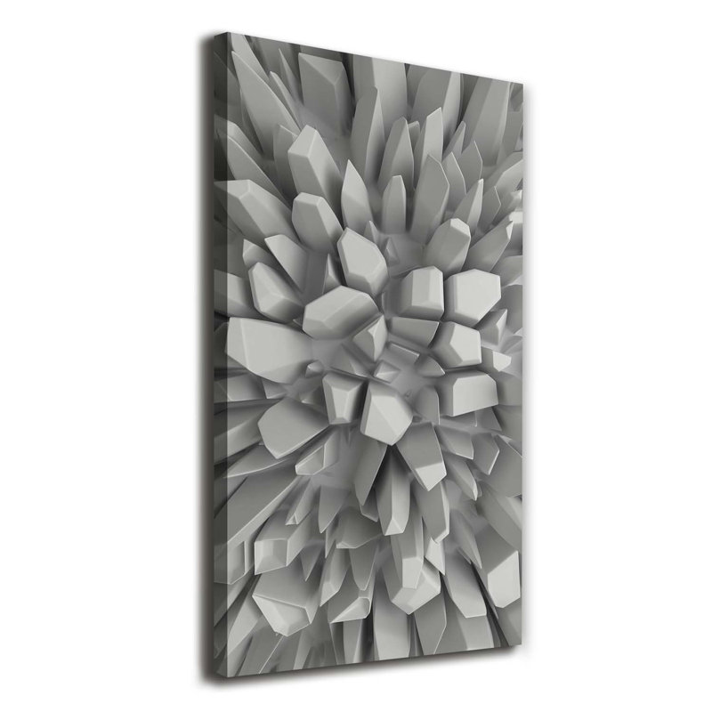 3D Abstraction - Wrapped Canvas Print