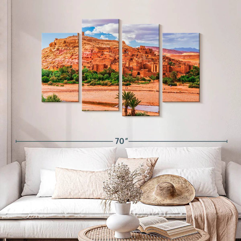 Village Ait Benhaddou, H 32 po x l 52 po