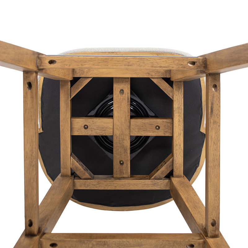 Tabouret de comptoir pivotant 26 po Akershus, Tabouret de bar (siège d'une hauteur de 30 po), Taupe beige