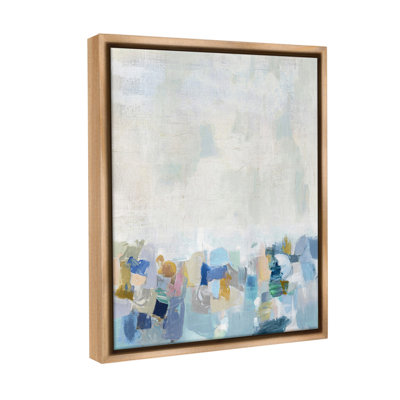 "Modern Blue Landscape" par Rachel Springer sur toile