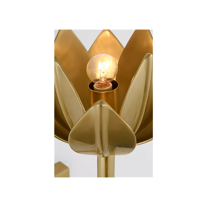 Julie Neill Alberto Medium Sconce, Antique-Burnished Brass