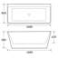 Muse 1680mm x 800mm Soaking Acrylic Bathtub
