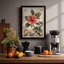 Hibiscus in Gold Botanical - Framed Print-824563937-824563965
