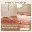 Tapis Ashcroft moderne à l'aquarelle abstraite orange, rouge et crème, lavable en machine, antidérapant, à poils courts, pour intérieur et extérieur, adapté aux animaux domestiques, idéal pour le salon, la chambre, la salle à manger, l'entrée, le corridor ou le bureau.-1842176693