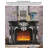European-style carved solid wood decorative electric fireplace with simulated fire-949750285