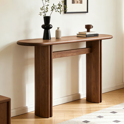 Console brune élégante de style chinois