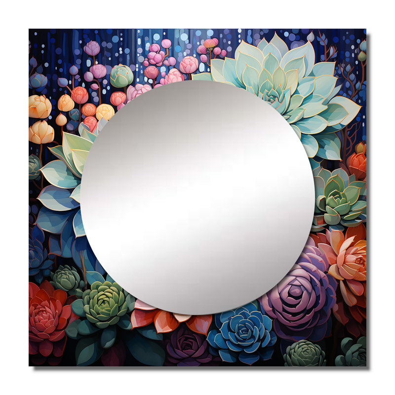 Miroir mural Melah, 23 po x 23 po