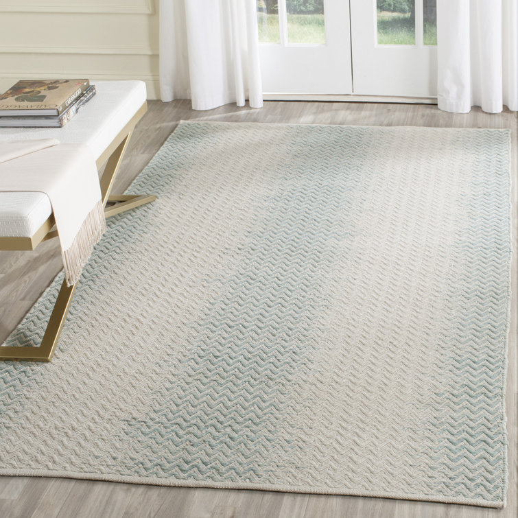 Gretna Hand Woven Cotton Chevron Rug
