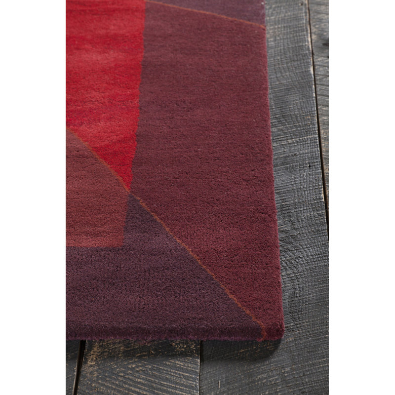 Deanna Wool Abstract Indoor Rug, Round 7'9"
