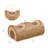 ECR4Kids SoftZone Tree Log Half Saddle Seat, 12in, Kids Bench, Chocolate