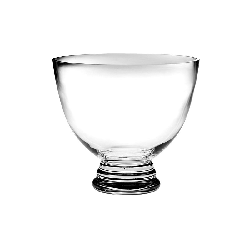Glass Decorative Bowl, 7.5" H x 8.13" W x 8.25" D