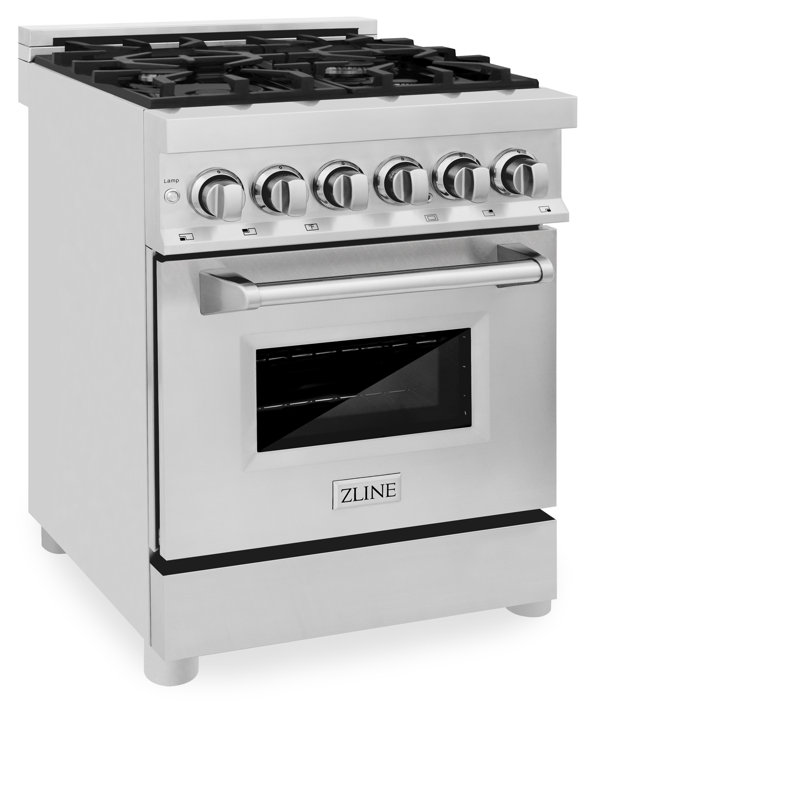 ZLINE 24 po 2,8 pieds cubes Pi. Cuisinière Legacy Dual, Acier Inoxydable