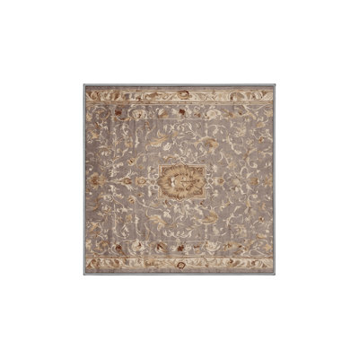 Machine Washable Gray Area Rug