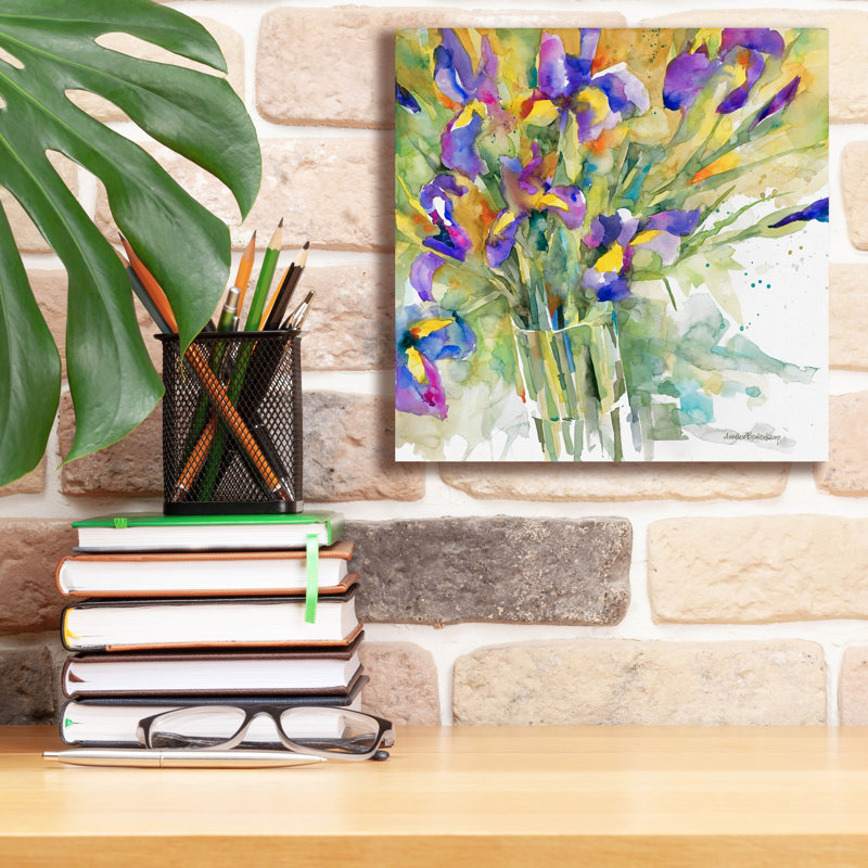Art mural sur toile Winston Porter «Fiesta» par Annelein Beukenkamp, H 12 po x l 12 po x P 0,75 po