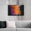 «Orange Burst» par Luxe Portfolio, art mural en métal-1310751811