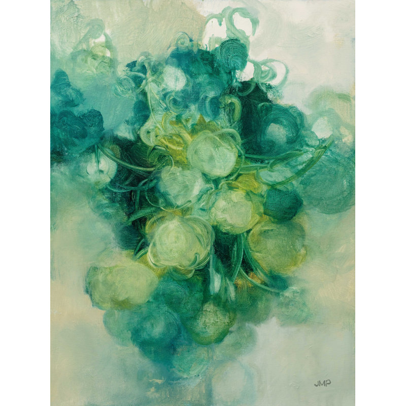 «Emerald Pilea II» par Julia Purinton, reproduction sur toile tendue, H 16 po x l 12 po