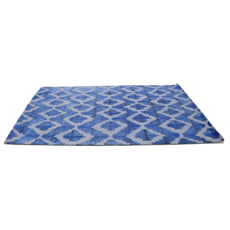 Tapis oriental bleu 5 x 8