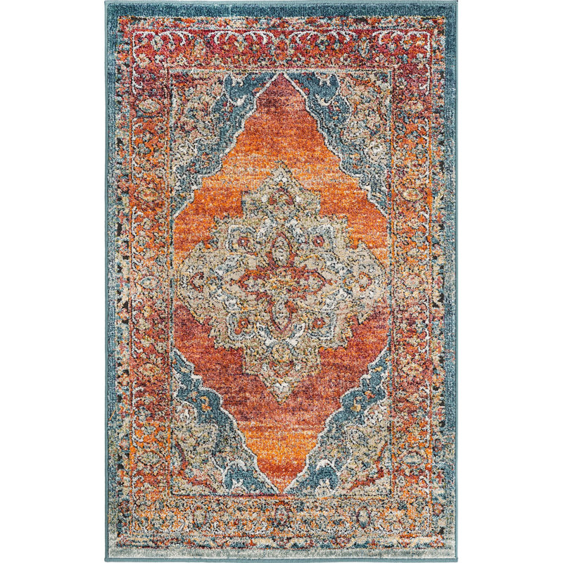Charian Oriental Indoor Rug, Rectangle 3'3" x 5'3"