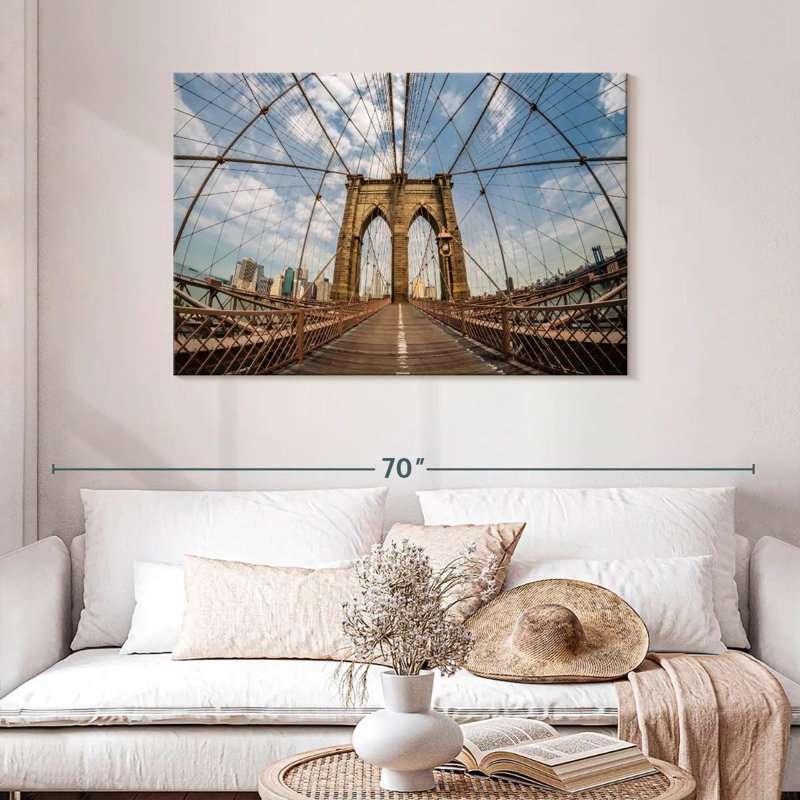 Pont de Brooklyn, New York, H 30 po x l 45 po
