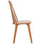 Chaise d'appoint en bois massif Rolde-753859112