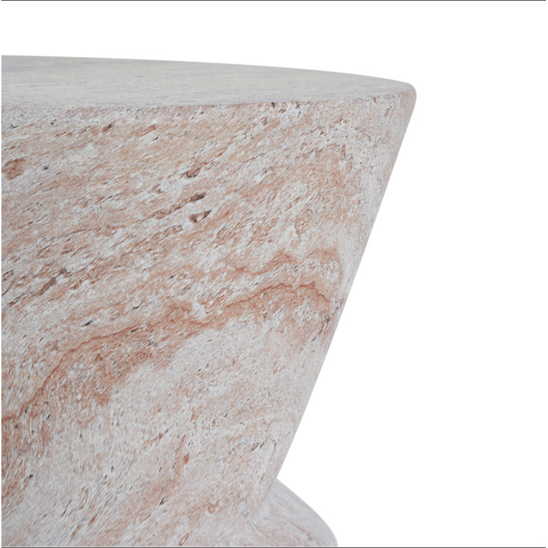 Outdoor/Indoor Lightweight Concrete Side Table