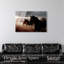 Décoration murale occidentale "Dusty Thunder II" par Notoriart, prêt à accrocher, 45 x 30-436298633