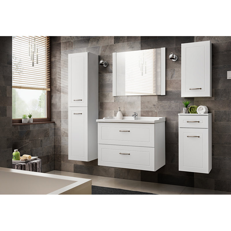Sophia Wall Bathroom Cabinet, White
