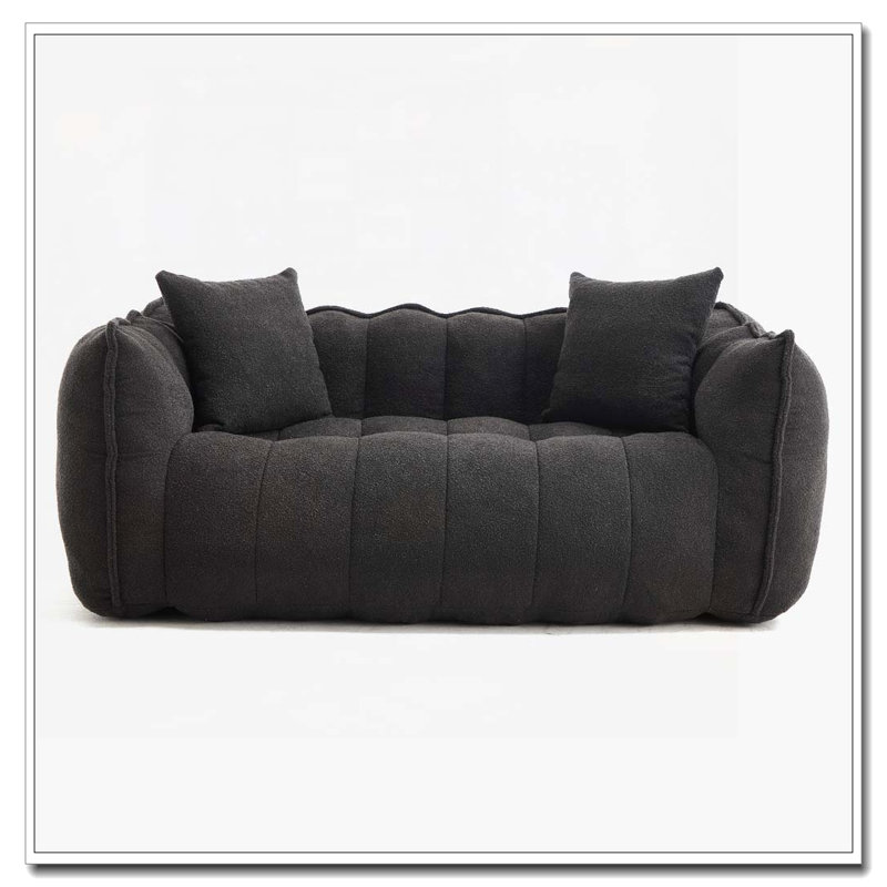 Canapé en chenille, Noir